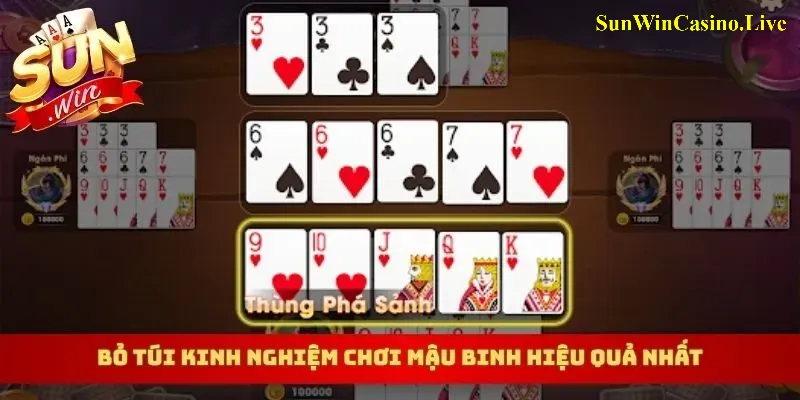 Bỏ túi kinh nghiệm chơi mậu binh hiệu quả nhất